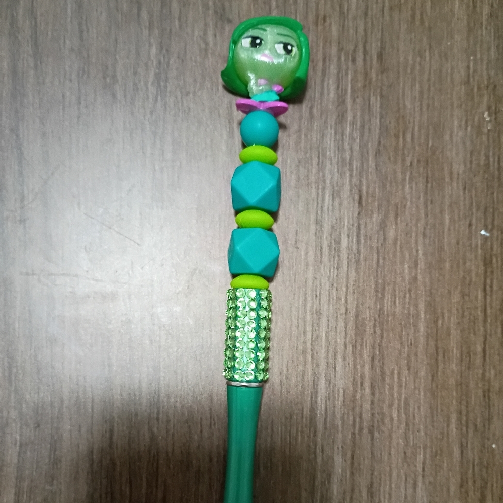 Disney Doorablea Disgust Decorative Pen with Gem Accent